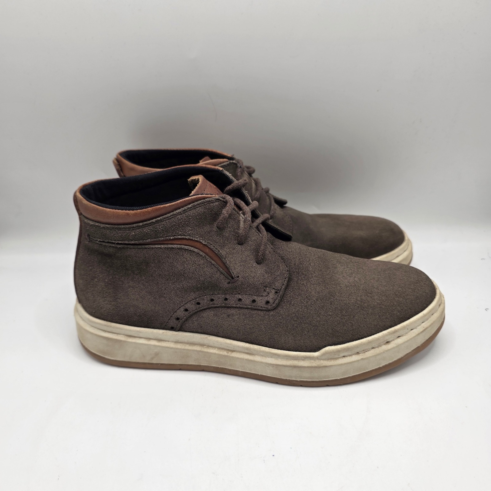 Stacy Adams Chukka Boots Mens Brown Suede Leather Hybrid Sneaker 7m Casual